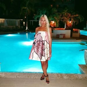 Desree Akorahson mini dress in floral print